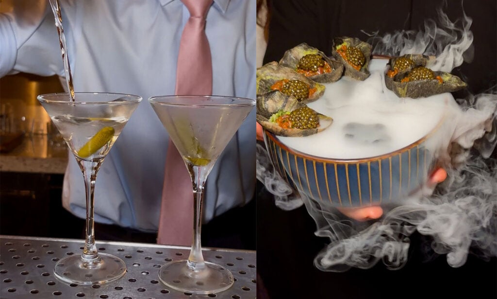 Caviar, Champagne, and Cocktails at Eve Bar